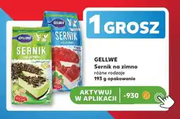 Kaufland Sernik na zimno o smaku truskawkowym Gellwe oferta