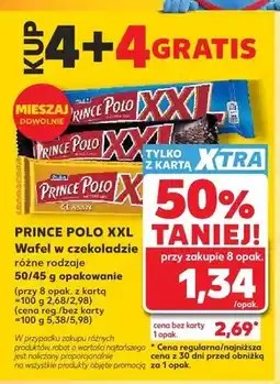 Kaufland Wafel w czekoladzie Prince Polo Orzechowe XXL oferta