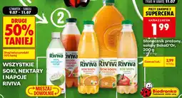 Biedronka Soki, nektary i napoje Riviva oferta