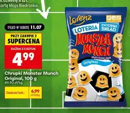 Biedronka Chrupki Lorenz Monster Munch Original oferta