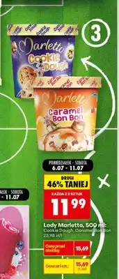 Biedronka Lody Marletto Caramel Bon Bon oferta