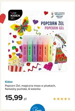 Smyk Flamastry puchate Popcorn Żel Kidea 6 kolorów oferta
