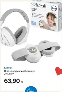 Smyk Słuchawki wygłuszające Kidwell Orso 2w1 gray oferta