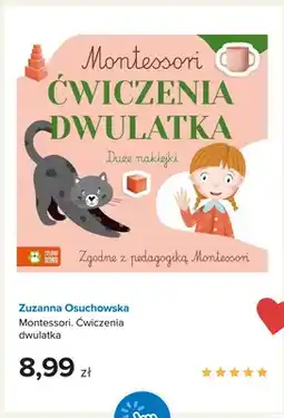 Smyk Książka Montessori. Ćwiczenia dwulatka Zuzanna Osuchowska Zielona Sowa oferta