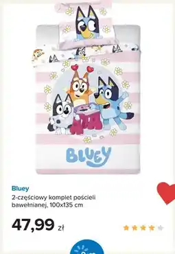 Smyk Komplet pościeli bawełnianej Bluey 2-częściowy 100x135 cm oferta