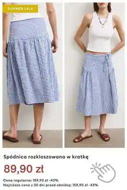 Medicine Spódnica rozkloszowana w kratkę oferta