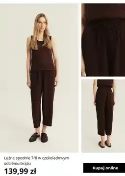 Greenpoint Spodnie damskie luźne 7/8 Greenpoint oferta