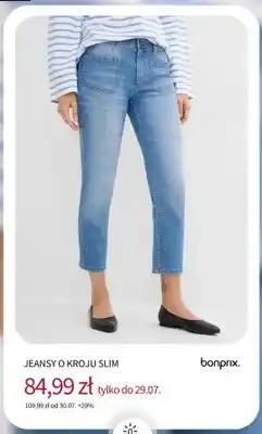 BonPrix Jeansy o kroju slim bonprix oferta