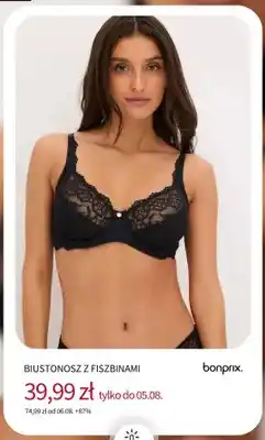 BonPrix Biustonosz z fiszbinami Bonprix oferta