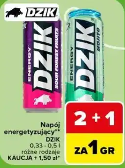 Carrefour Napój energetyzujący DZIK oferta