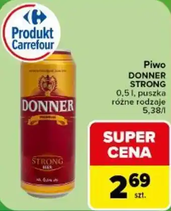 Carrefour Piwo DONNER STRONG oferta