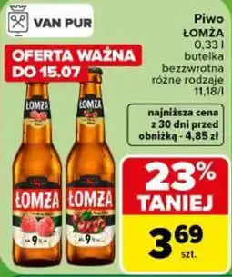 Carrefour Piwo Łomża oferta
