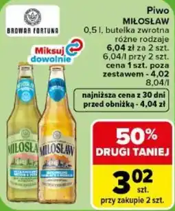Carrefour Piwo MIŁOSŁAW oferta