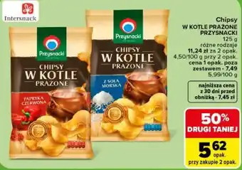 Carrefour Chipsy W Kotle Prażone Przysnacki oferta