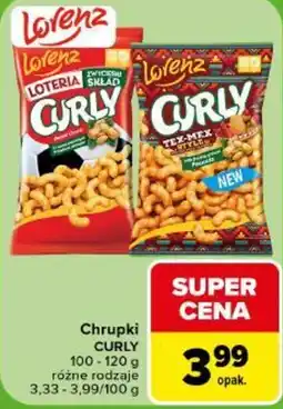 Carrefour Chrupki CURLY oferta