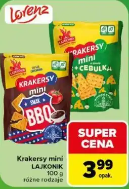 Carrefour Krakersy mini LAJKONIK oferta