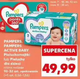 Kaufland Pampers Pieluchomajtki lub Pieluchy dla dzieci oferta