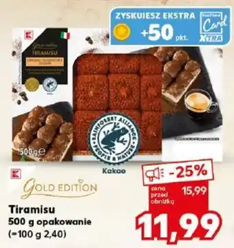 Kaufland Tiramisu Gold Edition oferta