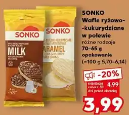 Kaufland SONKO Wafle ryżowo-kukurydziane oferta