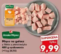 Kaufland Mięso na gulasz z fileta z piersi indyka oferta