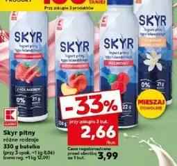 Kaufland Skyr pitny różne rodzaje oferta