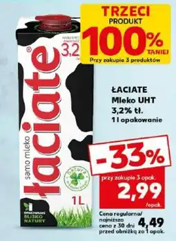 Kaufland Mleko UHT Łaciate oferta