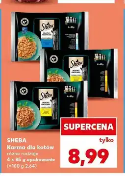 Kaufland Karma dla kotów Sheba 4-pak oferta