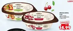 Kaufland Lody biała czekolada pistacja z sosem malinowym Bracia Koral Jak Dawniej oferta