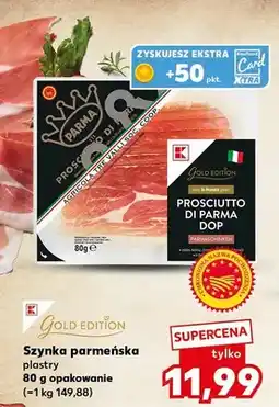 Kaufland Szynka parmeńska plastry Gold Edition oferta