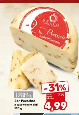 Kaufland Ser Pecorino z czerwonym chili Sacco oferta