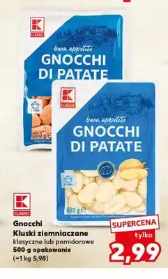 Kaufland Gnocchi kluski ziemniaczane klasyczne K-Classic oferta