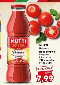 Kaufland Passata pomidorowa z bazylią Mutti oferta