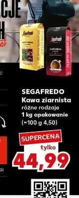 Kaufland Kawa ziarnista Segafredo Caffè Crema Gustoso oferta