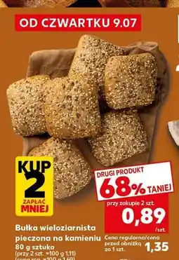 Kaufland Bułka wieloziarnista pieczona na kamieniu oferta