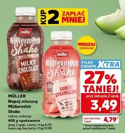 Kaufland Napój mleczny Müllermilch Shake Sunny Strawberry oferta