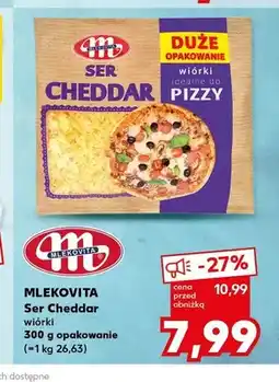 Kaufland Ser Cheddar wiórki Mlekovita oferta