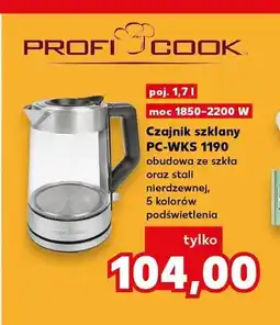 Kaufland Czajnik szklany Profi Cook PC-WKS 1190 oferta