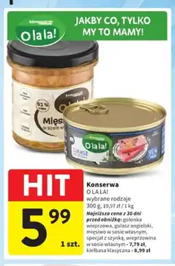 Intermarche Konserwa wieprzowa w sosie własnym O la la! oferta