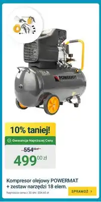 ERLI Kompresor olejowy POWERMAT z zestawem narzędzi oferta
