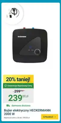 ERLI Bojler elektryczny HECKERMANN 2000W oferta