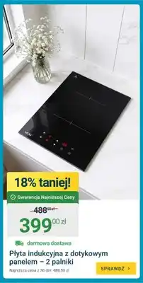 ERLI Płyta indukcyjna VOV z dotykowym panelem – 2 palniki oferta