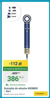 ERLI Suszarka do włosów Webber 8w1 oferta