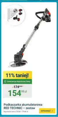 ERLI Podkaszarka akumulatorowa RED TECHNIC oferta