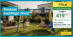 ERLI Plac zabaw ogrodowy JUMI 4w1 oferta
