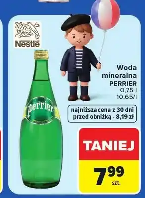 Carrefour Woda mineralna gazowana Perrier oferta