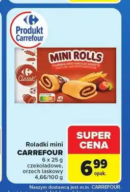 Carrefour Roladki mini czekoladowe Carrefour oferta