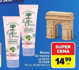 Carrefour Maska do twarzy Le Petit Olivier nawilżająca oferta