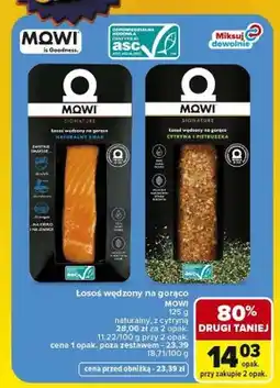 Carrefour Łosoś wędzony na gorąco MOWI z cytryną i pietruszką oferta