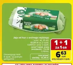 Carrefour Jaja od kur z wolnego wybiegu Carrefour Classic oferta