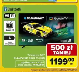 Carrefour Telewizor Blaupunkt 58UGC5500S oferta